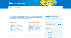 Desktop Screenshot of leukste-moppen.nl