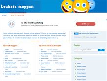 Tablet Screenshot of leukste-moppen.nl